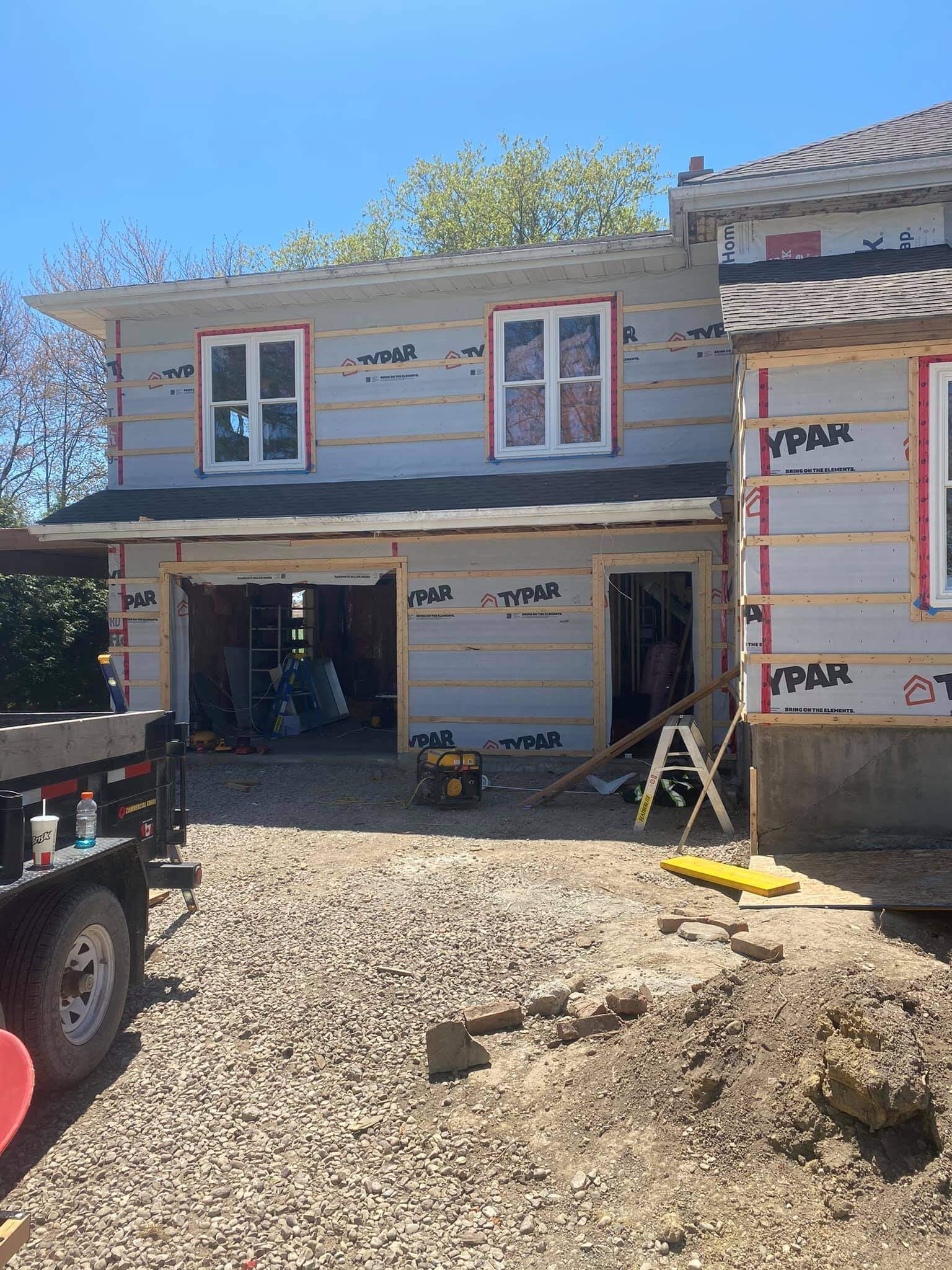 Installing windows in custom home addition, Embro ON