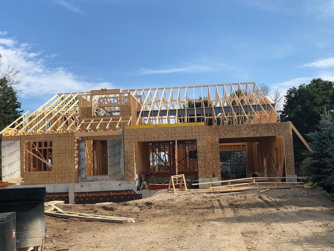 Custom home build in Embro, ON